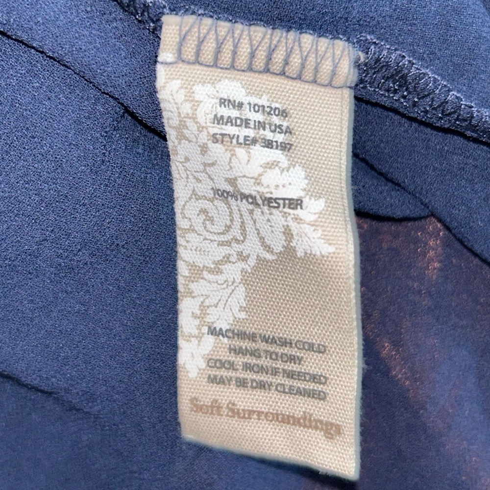 Soft Surroundings Celine tunic SIZE PS - Picture 4 of 5